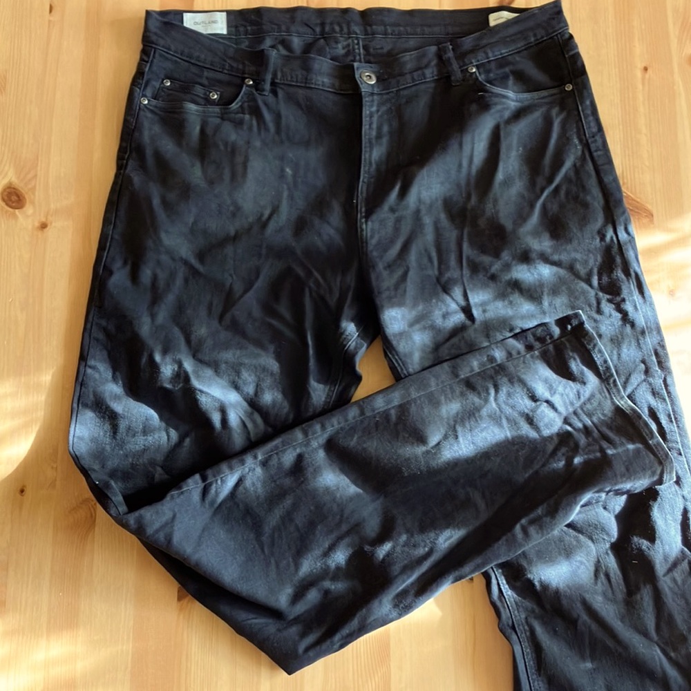 Outland Denim Country Traveller Straight Jeans Organic Cotton Size 38 Long